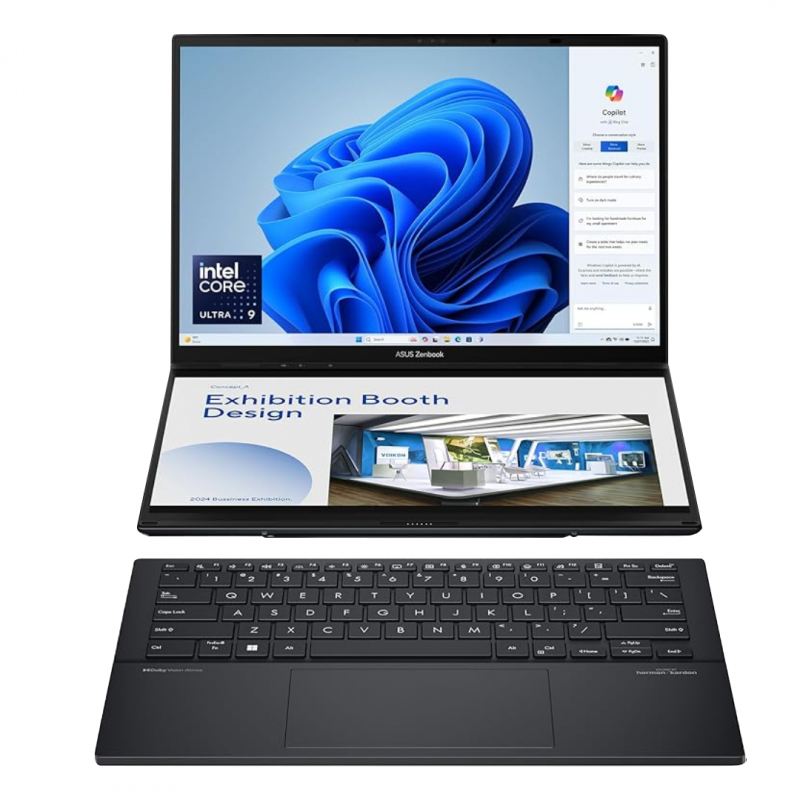 ASUS ZENBOOK UX8406MA ULTRA 9 185H 14" OLED WQXGA 32G 1TB SSD W11H INKWELL GREY 24M