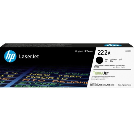 HP 222A Noir (W2220A) - Toner HP LaserJet d'origine