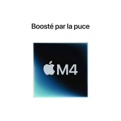 Apple MacBook Pro M4 14″ Argent 16 Go/1 To (MW2X3FN/A) Processeur : Apple M4 (10 cœurs CPU / 10 cœurs GPU / Neural Engine 16 cœu