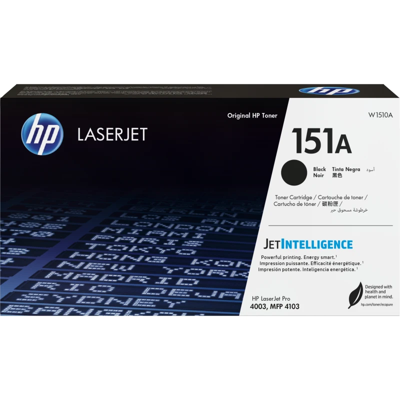 Toner Hp 151A Noir LaserJet Origine (W1510A)